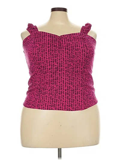 Torrid Tube Top Pink Strapless Neckline Tops