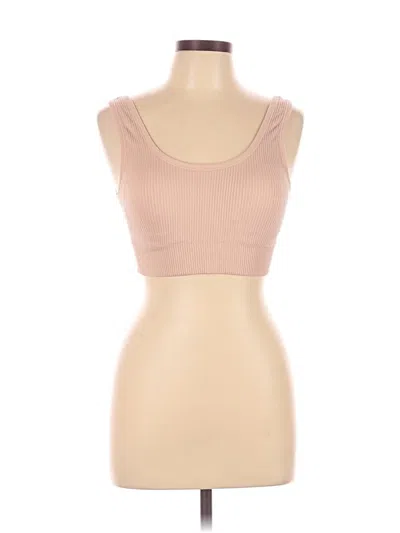 Pre-owned Torrid Tube Top Tan Strapless Neckline Tops