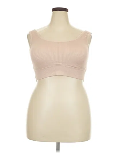 Pre-owned Torrid Tube Top Tan Strapless Neckline Tops