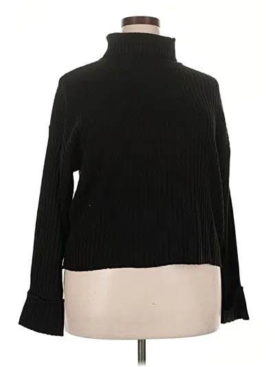 Pre-owned Torrid Turtleneck Sweater In Black