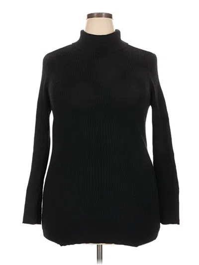 Pre-owned Torrid Turtleneck Sweater In Black