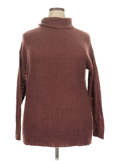 Pre-owned Torrid Turtleneck Sweater In Brown