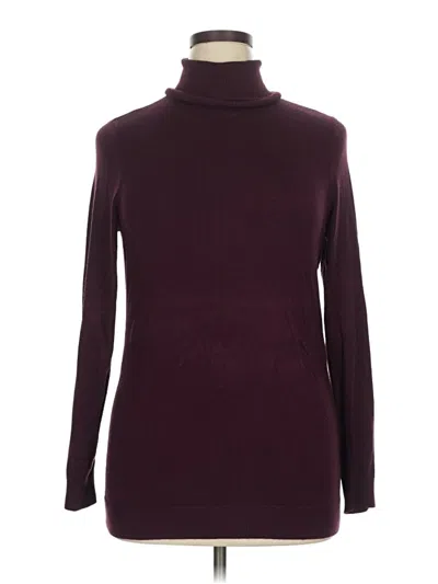 Pre-owned Torrid Turtleneck Sweater In Burgundy