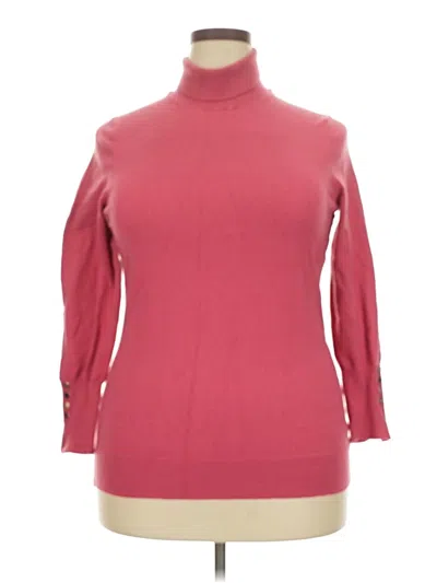Pre-owned Torrid Turtleneck Sweater In Burgundy