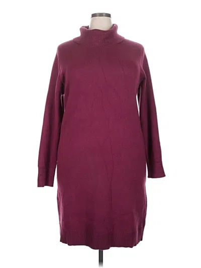 Pre-owned Torrid Turtleneck Sweater In Burgundy