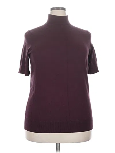 Pre-owned Torrid Turtleneck Sweater In Burgundy
