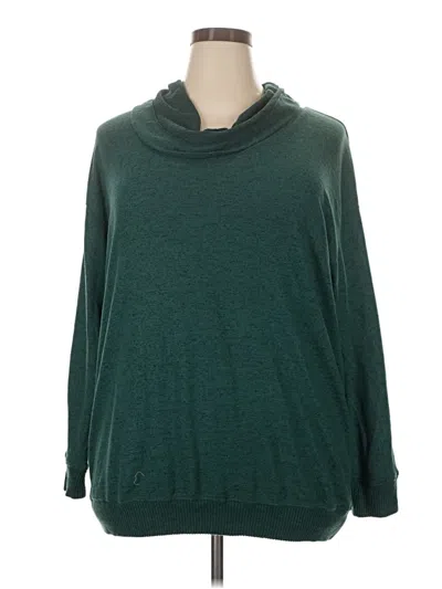 Pre-owned Torrid Turtleneck Sweater In Green