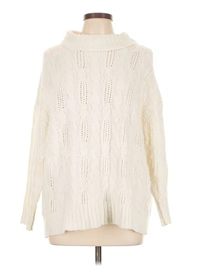 Pre-owned Torrid Turtleneck Sweater In Ivory