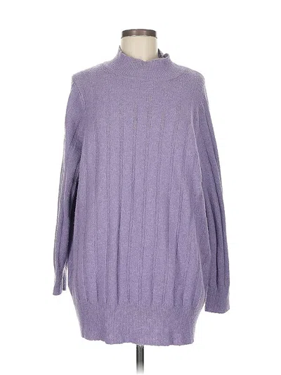 Pre-owned Torrid Turtleneck Sweater In Purple