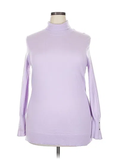 Pre-owned Torrid Turtleneck Sweater In Purple