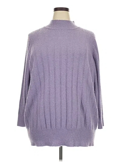 Pre-owned Torrid Turtleneck Sweater In Purple