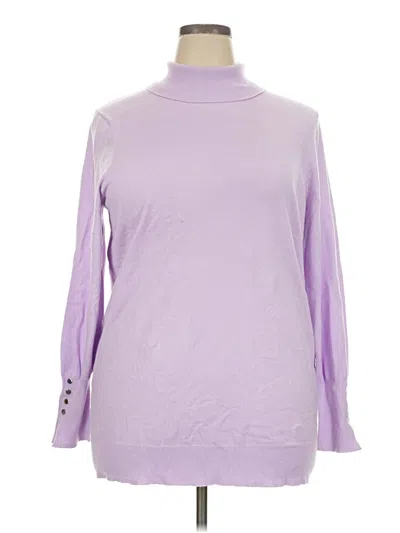 Pre-owned Torrid Turtleneck Sweater In Purple