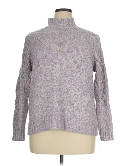 Pre-owned Torrid Turtleneck Sweater In Purple