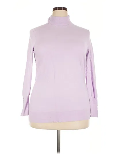 Pre-owned Torrid Turtleneck Sweater In Purple