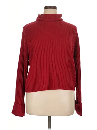 Pre-owned Torrid Turtleneck Sweater In Red