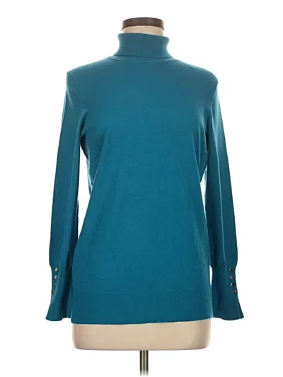 Pre-owned Torrid Turtleneck Sweater In Teal
