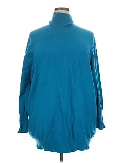 Pre-owned Torrid Turtleneck Sweater In Teal