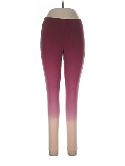 Pre-owned Torrid Yoga Pants In Burgundy