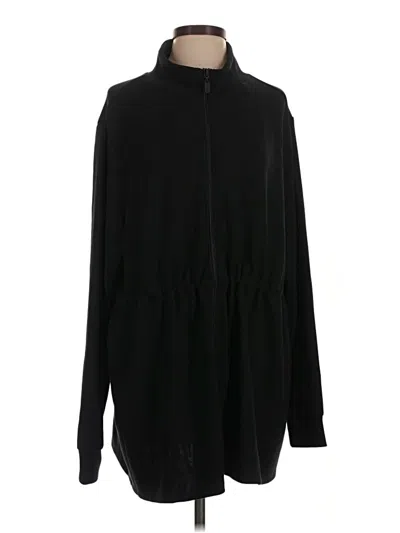 Pre-owned Torrid Zip Up Hoodie In Black