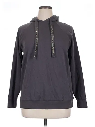 Pre-owned Torrid Zip Up Hoodie In Gray
