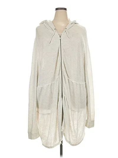 Pre-owned Torrid Zip Up Hoodie In Silver