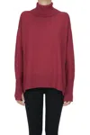 Tortona 21 Wool, Silk And Cashmere Pullover In Red