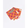 Tortuga Forma Checker Cocktail Napkins Set Of 4 In Pink