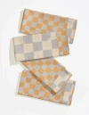 Tortuga Forma Checker Dinner Napkins In Gray