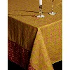 Tortuga Forma Grid Tablecloth Reversible In Yellow