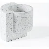 Tortuga Forma Platform Planter Concrete In Gray