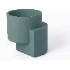 Tortuga Forma Platform Planter Concrete In Green