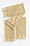 Tortuga Forma Quiet Season Dinner Napkin Set In Stonecrop At Urban Outfitters In Yellow