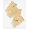 Tortuga Forma Sabi Formal Dinner Napkins Set Of 4 In Gold