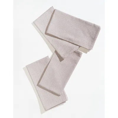 Tortuga Forma Sabi Formal Dinner Napkins Set Of 4 In Gray