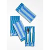 Tortuga Forma Stripe Dinner Napkins In Blue