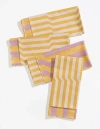 Tortuga Forma Stripe Dinner Napkins In Orange