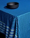 Tortuga Forma Stripe Tablecloth Reversible In Blue