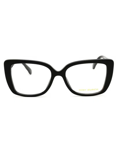Tory Burch Oversized Square-frame Glasses In Black