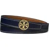 Tory Burch 1-inch Miller Reversible Leather Belt