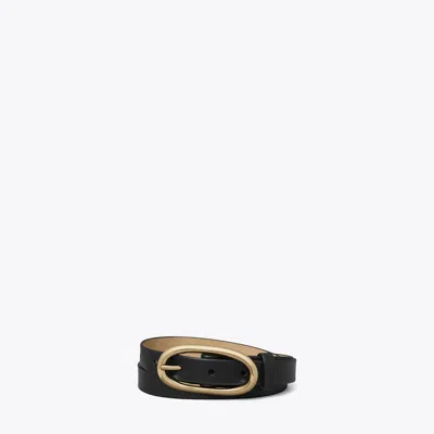 Tory Burch 1" Large Pierced Buckle Belt In Multi
