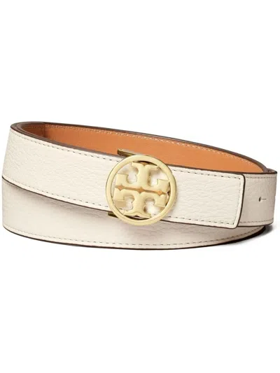 Tory Burch 1" Mileer Reversible Belt In Beige