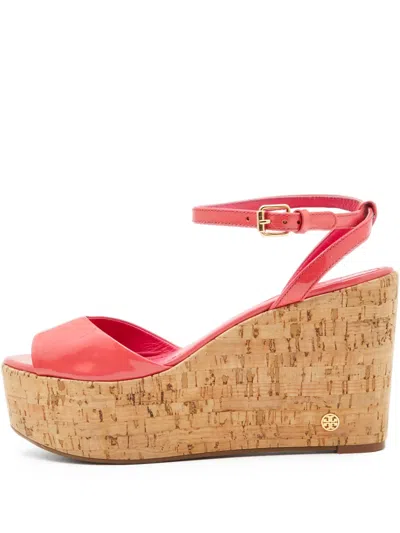 Pre-owned Tory Burch 100mm Dahlia Sandals