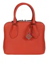 Tory Burch Mini Pebbled Swing Top Handle Bag In Red