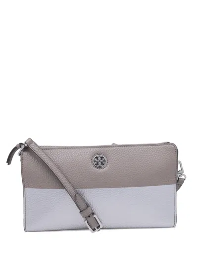Pre-owned Tory Burch 2022 Leather Colour-block Crossbody Bag In Neutral