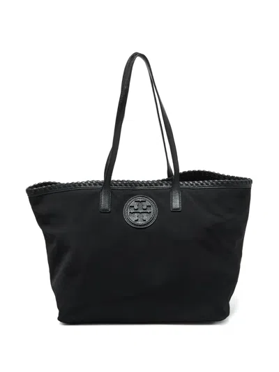 Pre-owned Tory Burch 2024  Leather Trim Tote Bag