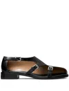 Tory Burch Double Monk Strap Shoe In Black