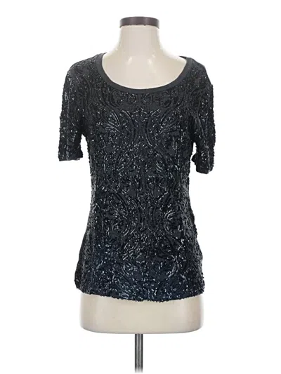 Pre-owned Tory Burch 3/4 Sleeve T-shirt In Silver