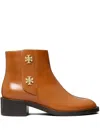 Tory Burch T Lock Ankle Boot In Brown