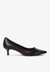 Tory Burch 45 Double T Leather Pumps