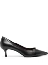 Tory Burch Double T Buckle Pump In Black